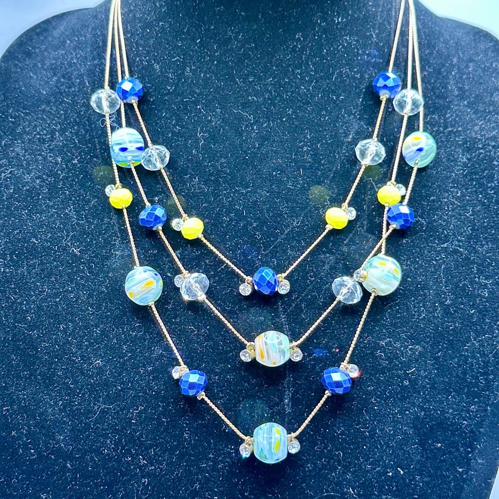 Elegant Multicolor Beaded Necklace